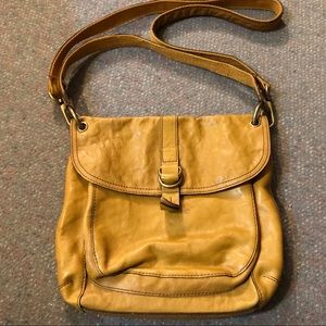 Fossil Crossbody Convertible Bag, Mustard, (EUC)